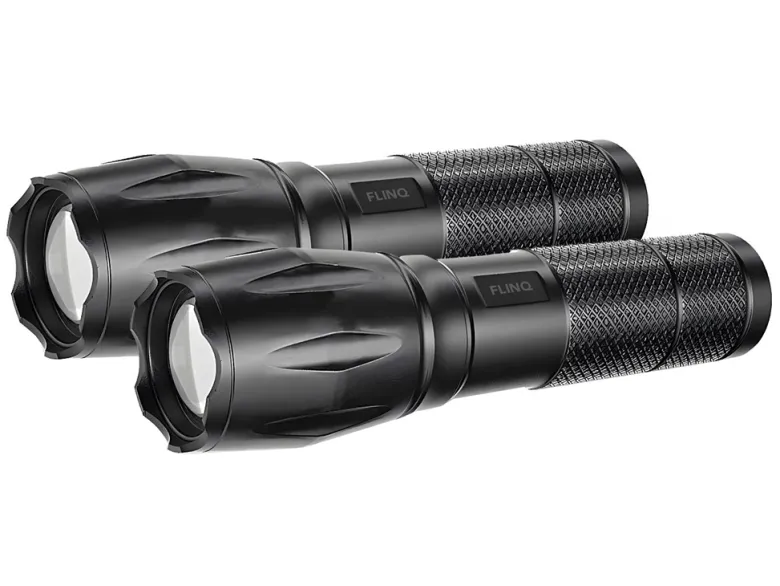 Flinq Military Flashlight zaklamp - 2-pack