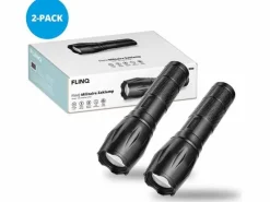 Flinq Military Flashlight zaklamp - 2-pack