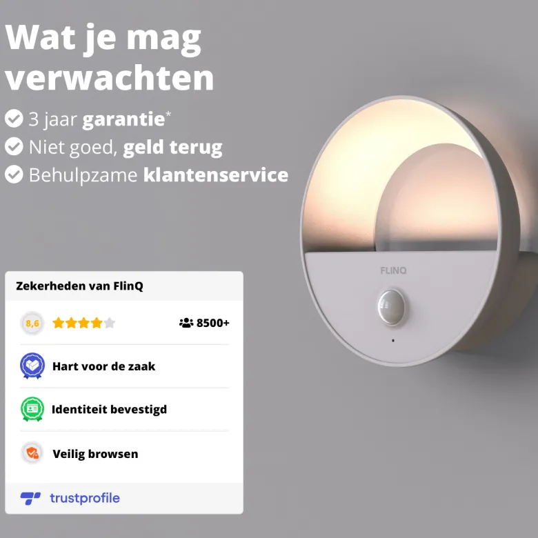 FlinQ Oplaadbare Halo Lights - Set van 3