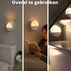 FlinQ Oplaadbare Halo Lights - Set van 3