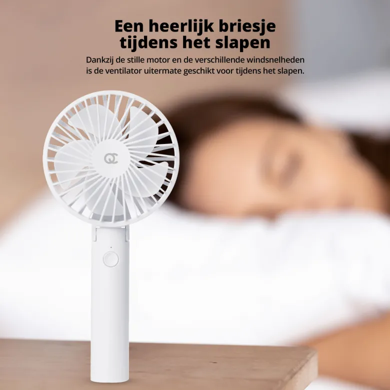 FlinQ oplaadbare handventilator - White