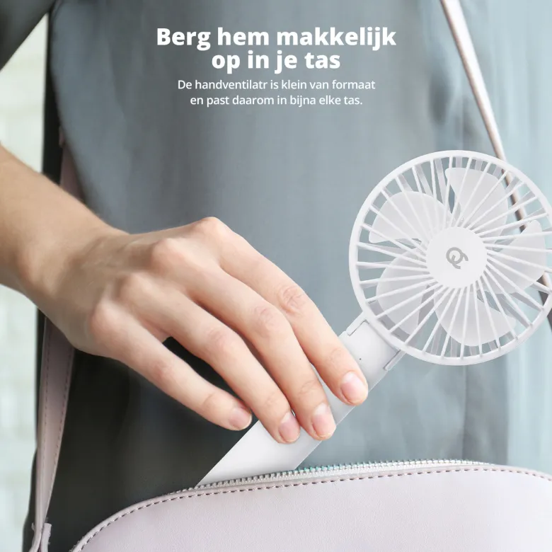 FlinQ oplaadbare handventilator - White