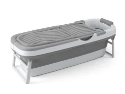 FlinQ opvouwbaar ligbad - Grey/White