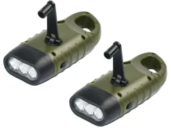 FlinQ opwindbare zaklamp - Set van 2