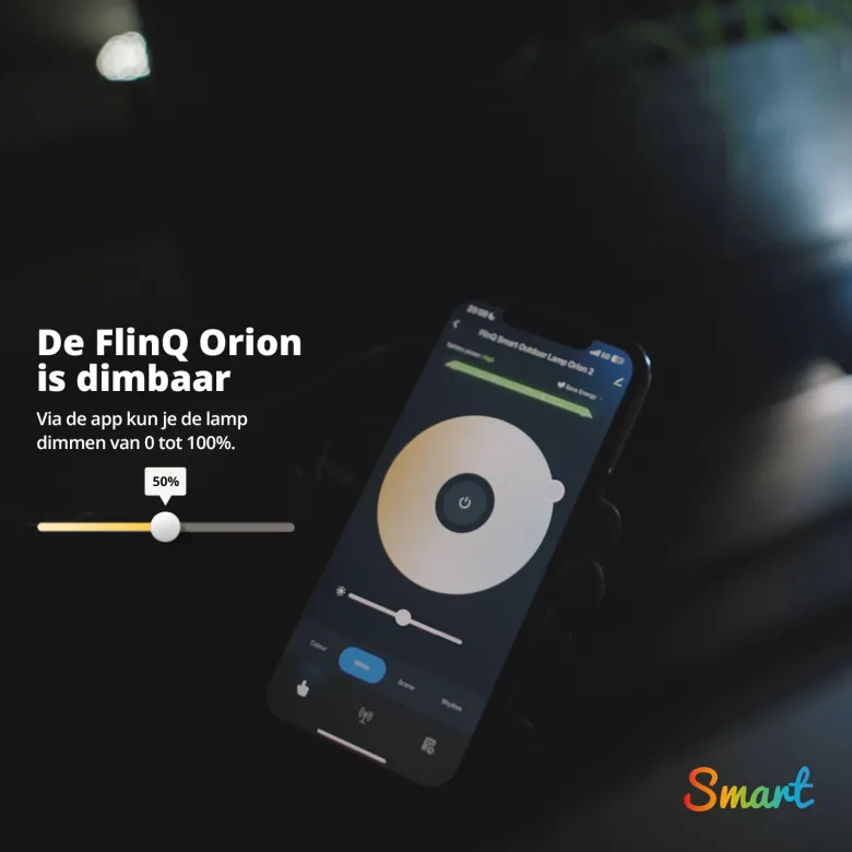 FlinQ Orion Smart Solar Wandlamp
