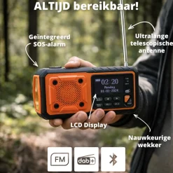 FlinQ RescueWave draagbare DAB+/FM radio
