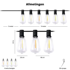 FlinQ Slimme Premium lichtslinger - 15 meter