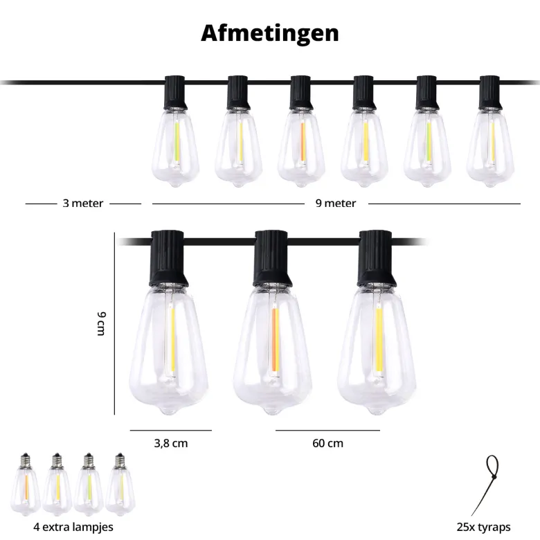 FlinQ Slimme Premium lichtslinger - 15 meter