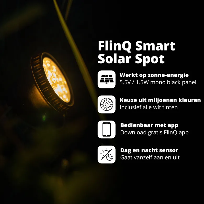 FlinQ Smart Camping solar spot