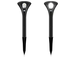 FlinQ Spike Solar lamp met sensor - Set van 2