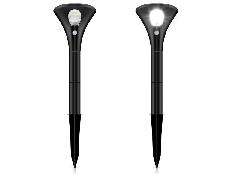 FlinQ Spike Solar lamp met sensor - Set van 2