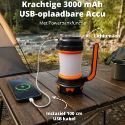 FlinQ TrailBeam Oplaadbare Campinglamp