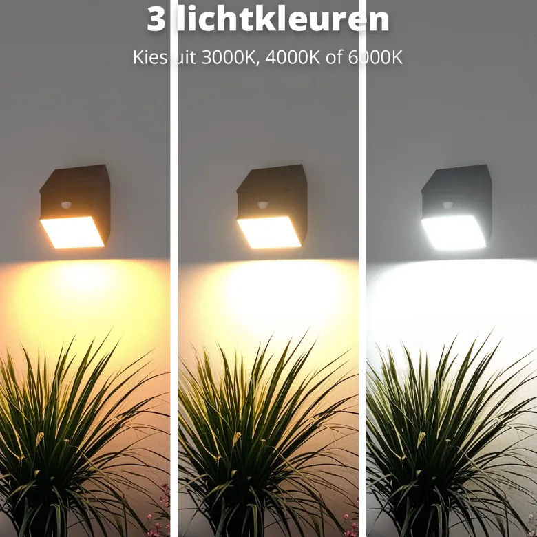 FlinQ TwistCube Solar wandlamp - set van 2