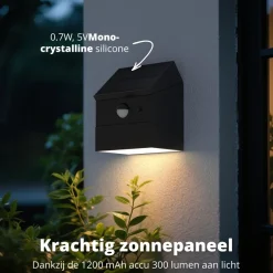 FlinQ TwistCube USB-C Solar Wandlamp - Set van 2