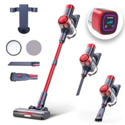 FlinQ V12 Steelstofzuiger en kruimeldief - Red