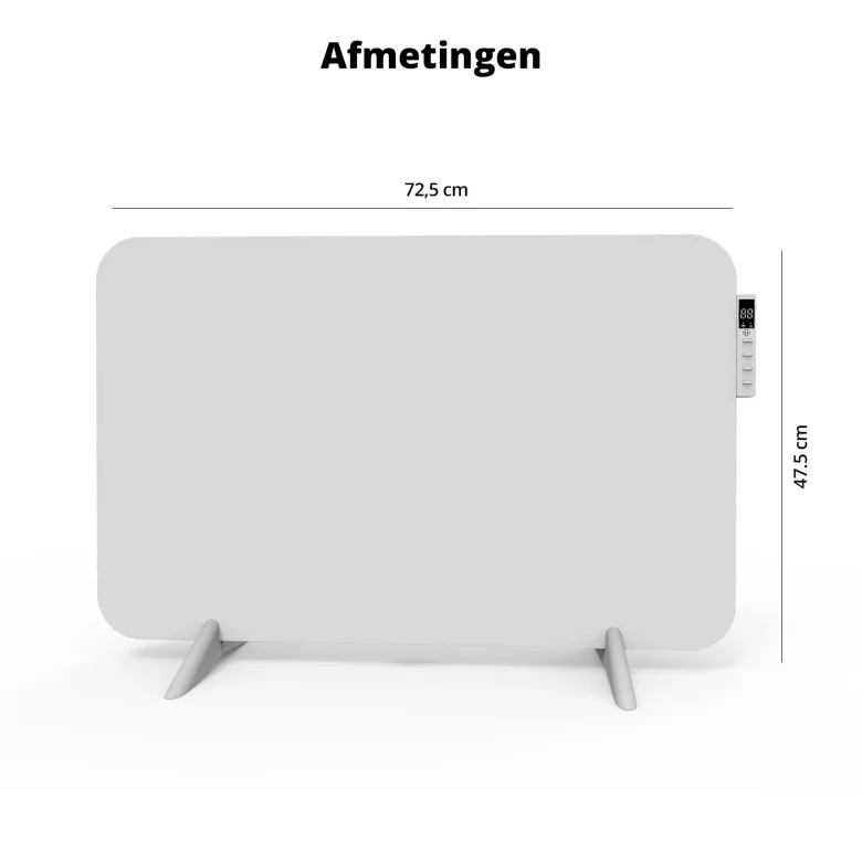 FlinQ 450 watt Slimme Infrarood verwarming - wit