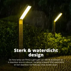 FlinQ Yora Solar tuinverlichting - Set van 2