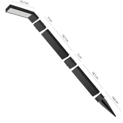 FlinQ Yora Solar tuinverlichting - Set van 2