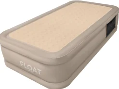 FLOAT Eenpersoons luchtbed met ingebouwde pomp
