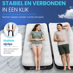 FLOAT Gemina 3 in 1 Luchtbed met elektrische pomp