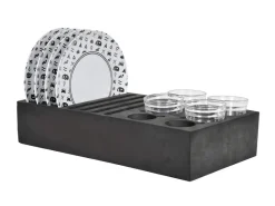 Foam borden en bekerhouder