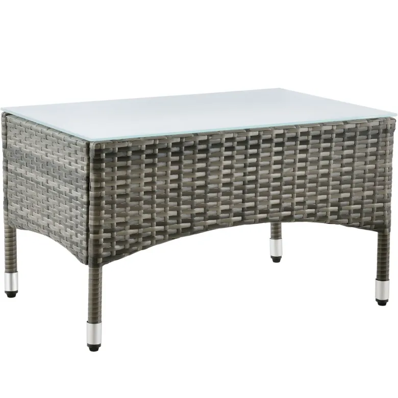 Fort Myers polyrotan grijze loungeset