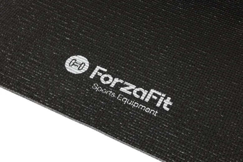 ForzaFit 4 mm antislip yogamat - Black