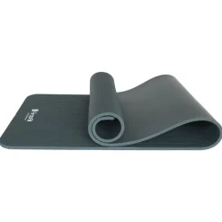 ForzaFit 12 mm fitness mat met draagriem - grey