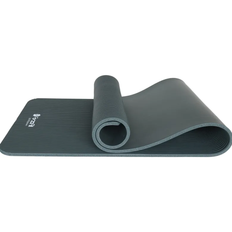 ForzaFit 12 mm fitness mat met draagriem - grey