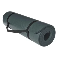 ForzaFit 12 mm fitness mat met draagriem - grey