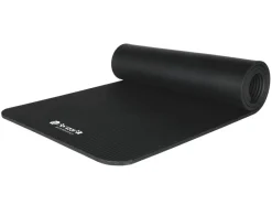 ForzaFit 12 mm yoga mat met draagriem - Black
