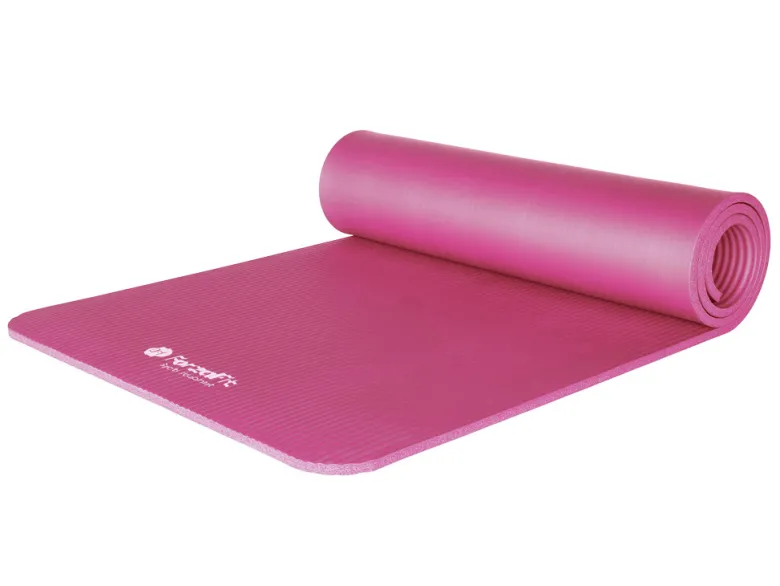 ForzaFit 12 mm yoga mat met draagriem - Pink