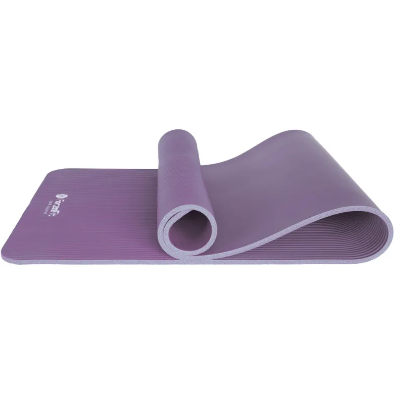 ForzaFit 12 mm yoga mat met draagriem - Purple