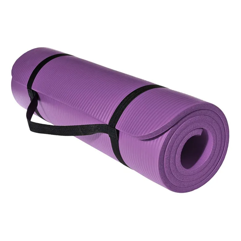 ForzaFit 12 mm yoga mat met draagriem - Purple