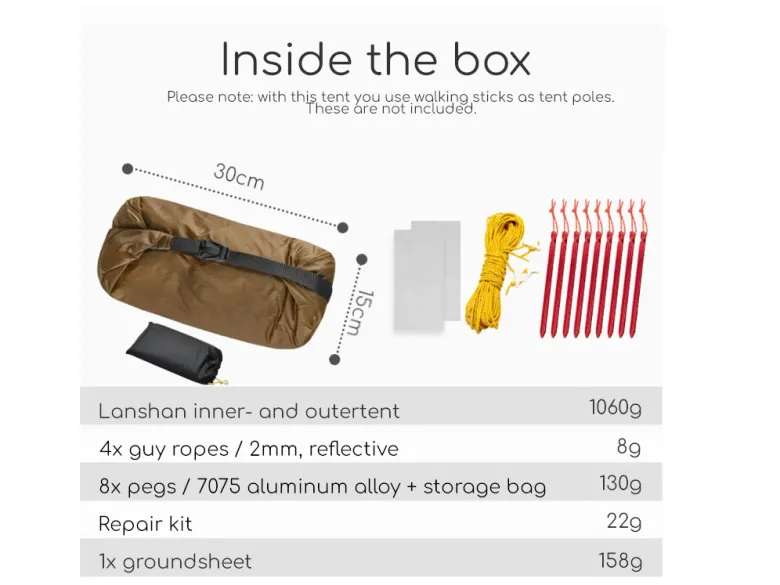 3F UL GEAR Lanshan 2-persoons Tent
