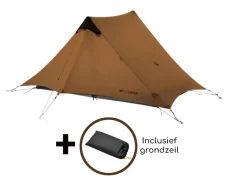 3F UL GEAR Lanshan 2-persoons Tent - Brown