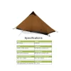 3F UL GEAR Lanshan 1-persoons tent - Green