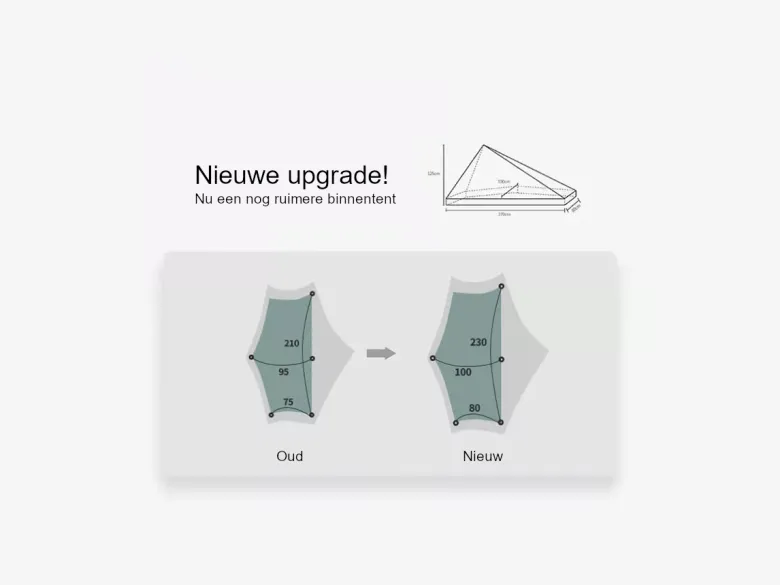 3F UL GEAR Lanshan 1-persoons tent - Brown