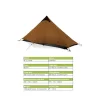 3F UL GEAR Lanshan 1-persoons tent - Brown