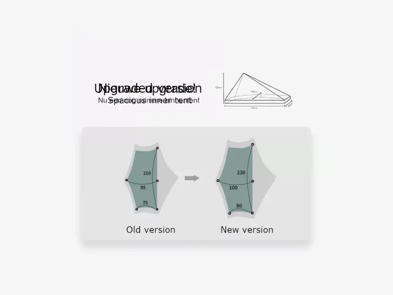 3F UL GEAR Lanshan 1-persoons tent - Brown