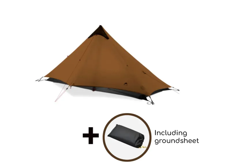 3F UL GEAR Lanshan 1-persoons tent - Brown