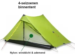 3F UL GEAR PRO 2-persoons Tent - Green