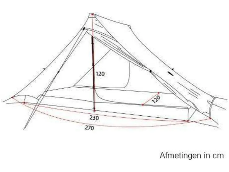 3F UL GEAR 2 PRO 3 seizoenen 2-persoons tent - Green
