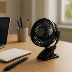 Fullcomfort A-Flow Clip-on Mini USB ventilator - Black