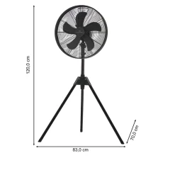 Fullcomfort A-Flow Tripod Black statief ventilator