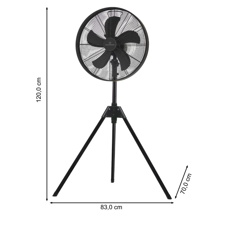 Fullcomfort A-Flow Tripod Black statief ventilator