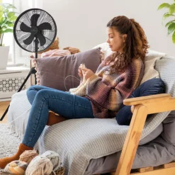 Fullcomfort A-Flow Tripod Black statief ventilator