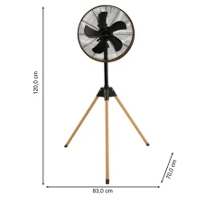 Fullcomfort A-Flow Tripod Woodlook statief ventilator