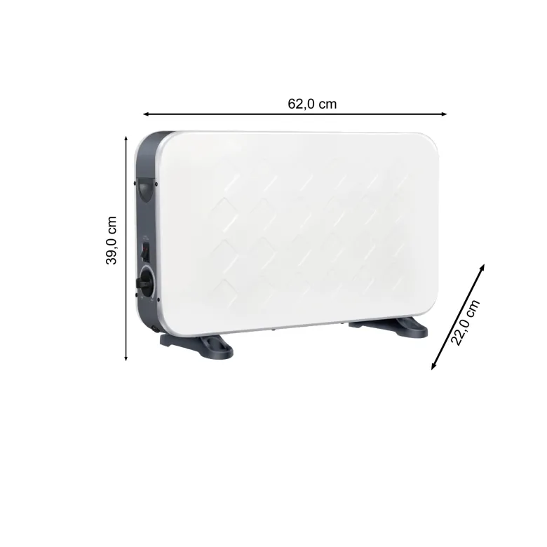 Fullcomfort E-Heat Essential 2000 watt convectorkachel - White