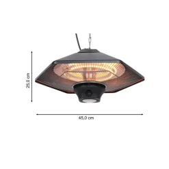 Fullcomfort I-Red Heat & Light terrasverwarmer - 2000 watt